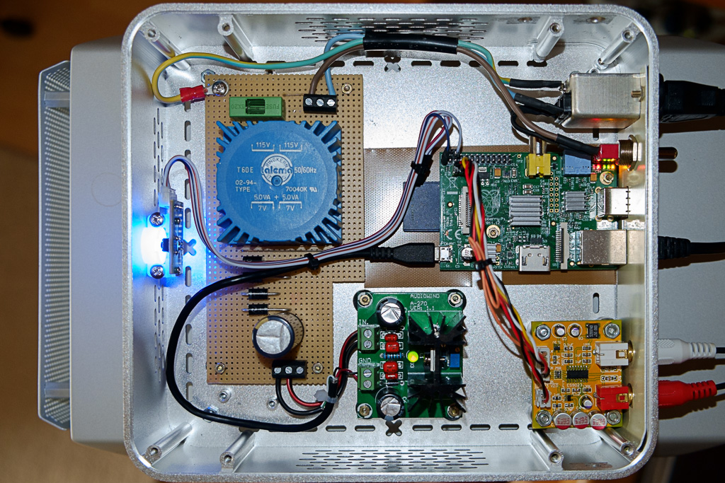 Raspberry Pi audio player dac